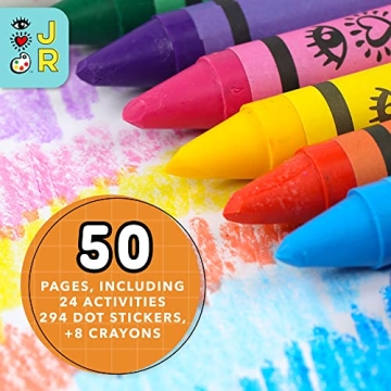 Bright Stripes Travel Coloring Kit for Mess-Free Fun