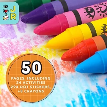 Bright Stripes Travel Coloring Kit for Mess-Free Fun