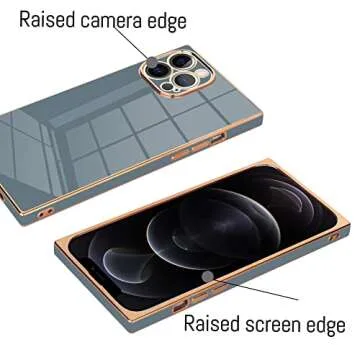 KANGHAR Luxury iPhone 12 Pro Case - Stylish Protection