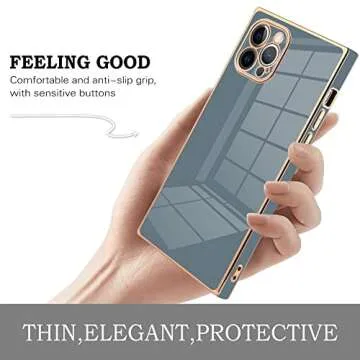 KANGHAR Luxury iPhone 12 Pro Case - Stylish Protection