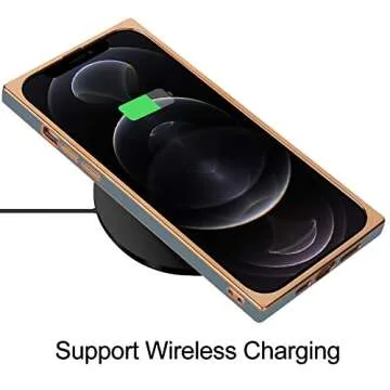 KANGHAR Luxury iPhone 12 Pro Case - Stylish Protection