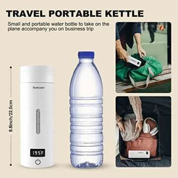 Compact Sekaer Electric Tea Kettle for Travelers