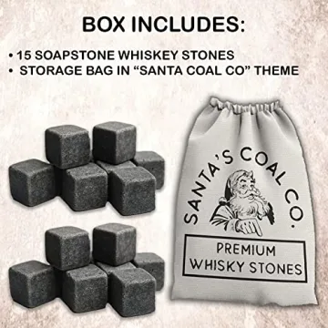Cool & Undiluted Drinks: 15 Whiskey Stones Set