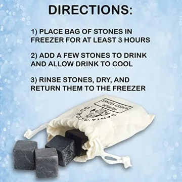 Cool & Undiluted Drinks: 15 Whiskey Stones Set