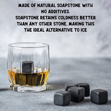 Cool & Undiluted Drinks: 15 Whiskey Stones Set