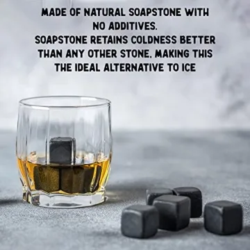 Cool & Undiluted Drinks: 15 Whiskey Stones Set
