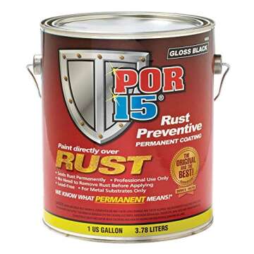 POR-15 Rust Preventive Coating - Ultimate Anti-Rust Solution, 128 Fluid Ounces