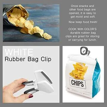 Shop Cook with Color Heavy Duty Bag Clips for Storage