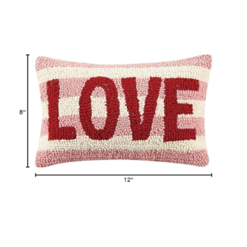 Love Polly Filled Hook Pillow - 100% Wool and Cotton