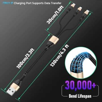 3-in-1 Fast Charging Cable For All Devices