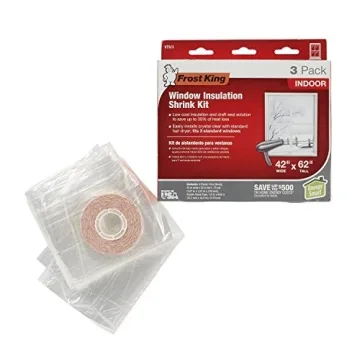 Frost King Shrink Window Kit 3 Pack for Ultimate Insulation