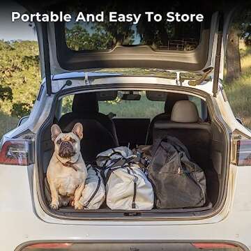 ACACIA Space Tent, 2 to 3 Person Pop Up Camping Tent with 8 Windows and Footprint, Waterproof Windproof Easy Setup Hub Tent for Family Camping, Hiking and Glamping, Moonstone