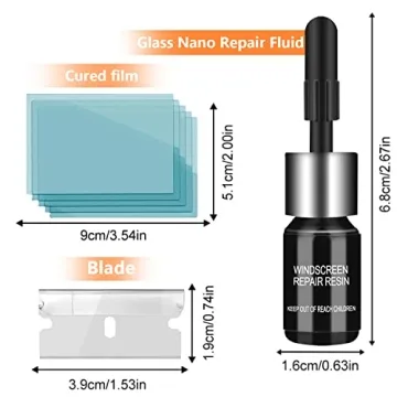 Windshield Crack Repair Kit - Easy Fix for Chips & Cracks