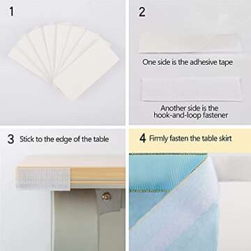 Chic Chichi 6ft Baby Blue Tablecloth for Parties