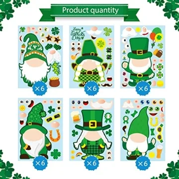 St Patrick's Day Make Your Own Stickers for Kids