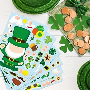 St Patrick's Day Make Your Own Stickers for Kids