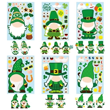 St Patrick's Day Make Your Own Stickers for Kids