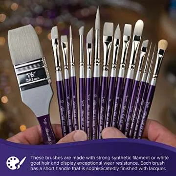 Silver Brush Limited SK-8104S 6-Piece Paint Brush Set