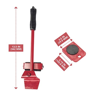 Primo Furniture Moving Tool Set - Heavy Duty & Durable