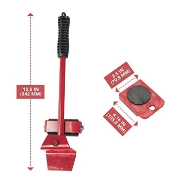 Primo Furniture Moving Tool Set - Heavy Duty & Durable