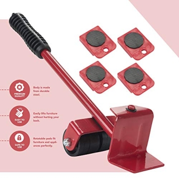 Primo Furniture Moving Tool Set - Heavy Duty & Durable