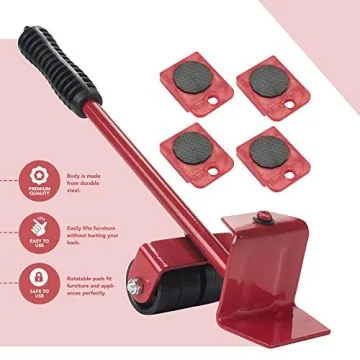 Primo Furniture Moving Tool Set - Heavy Duty & Durable