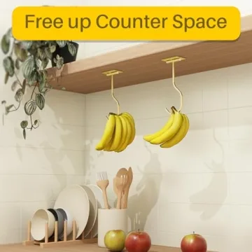 Self Adhesive Banana Hook - 2-Pack Hanger Solution