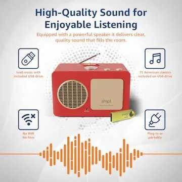 SMPL Music Player & Radio - Easy Access to Nostalgic Hits