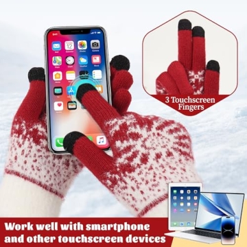 MS.ING Winter Hat Scarf Gloves Set for Women - Cozy Style