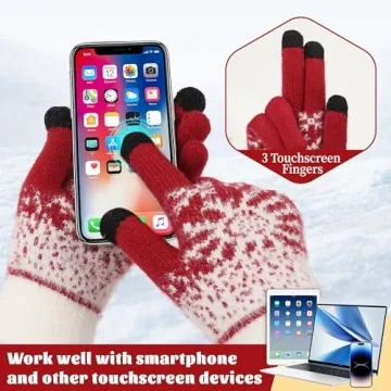 MS.ING Winter Hat Scarf Gloves Set for Women - Cozy Style