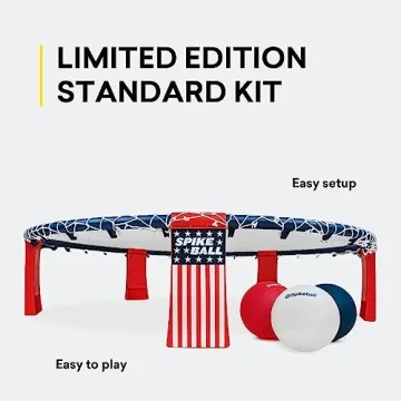 Spikeball Red White Blue Standard 3 Ball Kit