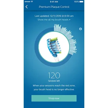 Philips Sonicare DiamondClean Smart 9500 Rechargeable Electric Power Toothbrush, White, HX9924/01