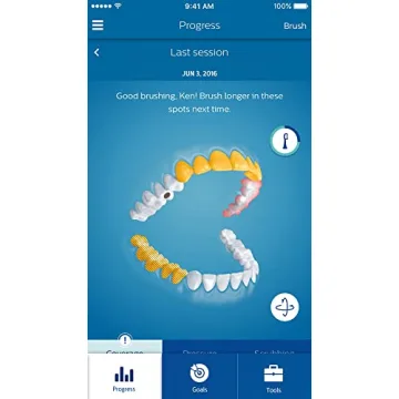 Philips Sonicare DiamondClean Smart 9500 Rechargeable Electric Power Toothbrush, White, HX9924/01