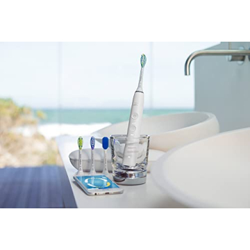 Philips Sonicare DiamondClean Smart 9500 Rechargeable Electric Power Toothbrush, White, HX9924/01