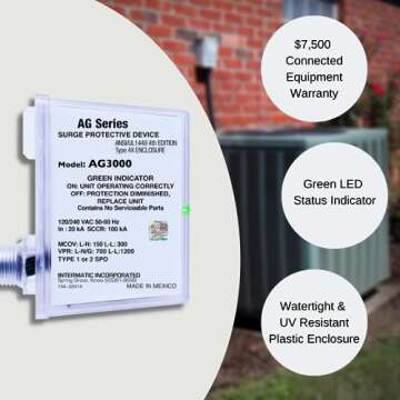 Intermatic AG3000 Surge Protective Device - Reliable HVAC Safety
