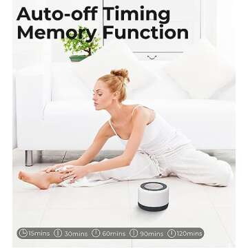 Tibetan Meditation Singing Bowls Machine - Plays 8 Different Bowls Sound for Yoga, Meditation, Mindfulness, Healing, Chakra Healing, Stress Relief, Timer and Memory Features for Women/Men, by Vangoa