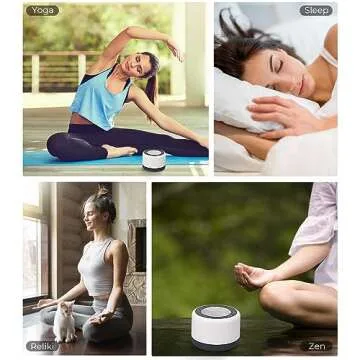 Tibetan Meditation Singing Bowls Machine - Plays 8 Different Bowls Sound for Yoga, Meditation, Mindfulness, Healing, Chakra Healing, Stress Relief, Timer and Memory Features for Women/Men, by Vangoa