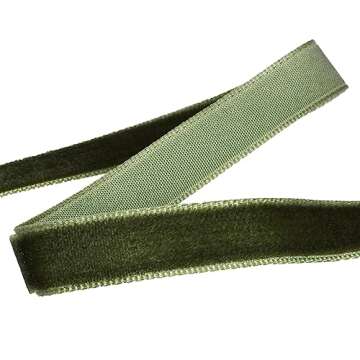 YASEO Moss Green Velvet Ribbon, 3/8 inch x 25 Yards, Ideal for Choker, Gift Wrapping, Crafts, and Decorations