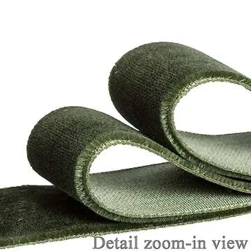 YASEO Moss Green Velvet Ribbon, 3/8 inch x 25 Yards, Ideal for Choker, Gift Wrapping, Crafts, and Decorations
