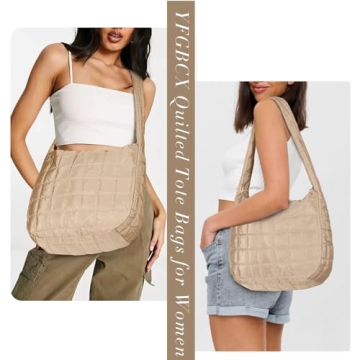 Stylish Quilted Tote Bags for Women Lightweight & Chic