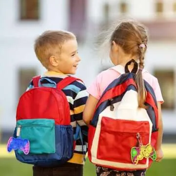 Kids Valentines Day Cards with Fidget Keychains Set