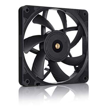 Noctua NF-A12x15 PWM chromax.Black.swap, Premium Quiet Slim Fan, 4-Pin (120x15mm, Black)