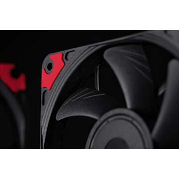 Noctua NF-A12x15 PWM chromax.Black.swap, Premium Quiet Slim Fan, 4-Pin (120x15mm, Black)