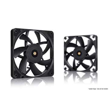 Noctua NF-A12x15 PWM chromax.Black.swap, Premium Quiet Slim Fan, 4-Pin (120x15mm, Black)