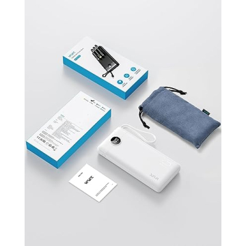 VRURC Portable Charger 10000mAh with Built-in Cables