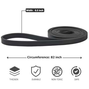 Pull Up Bands, Resistance Bands, Pull Up Assistance Band Resistance Exercise Bands for Men & Women W...