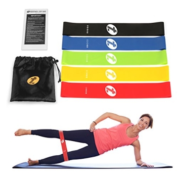 TOPLUS Resistance Bands Set - 5 Durable Exercise Loops