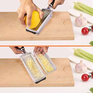 Premium Otevy Mos Ginger Grater Tool with Container