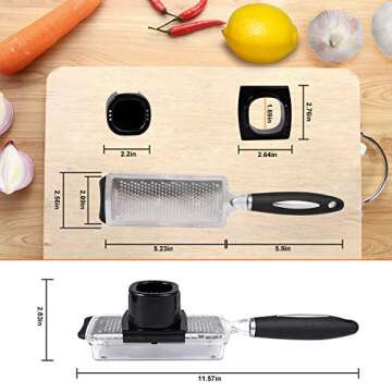 Premium Otevy Mos Ginger Grater Tool with Container