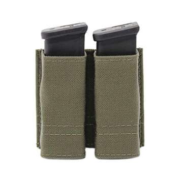 Esstac Double Pistol Gap KYWI Pouch - Ultimate Retention in Ranger Green
